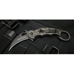 FOX Karambit Linerlock Knife with Fat Carbon Fiber Handles