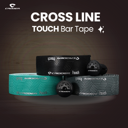 ผ้าพันแฮนด์ CRODER TOUCH CROSS LINE BAR TAPE ช่วยเพิ่มการยึดเกาะ และลดแรงสั่นสะเทือนจากพื้นถนนด้วยชั้นดูดซับแรงกระแทกในตัว