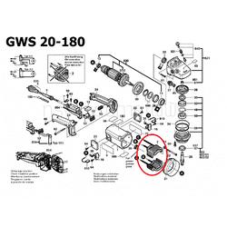 ฟิลคอยล์ เครื่องเจียรไฟฟ้า Bosch บอช GWS 20-180 [#2] (แท้-สั่ง)
