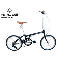 จักรยานพับได้ HADOR TODAY 2.0 Folding bike ล้อ 20" ชุดเกียร์ LT-Woo A5 9 สปีด เฟรม CHROMOLY
