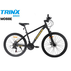 จักรยานเสือภูเขา TRINX รุ่น M088E เฟรมอลู วงล้อ 27.5 นิ้ว เกียร์ 21 สปีด โช้คหน้า TRINX NEW2024