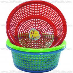 ตะกร้า/ตะแกรงกลม 333 ตะกร้าคัดขนาด สีสดใส ขนาด Ø 42 x 17 cm.