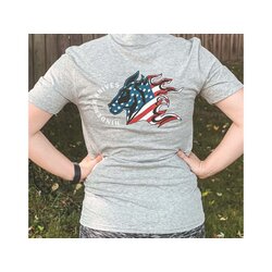 Hinderer Knives T-Shirt Classic Heather Light Grey USA