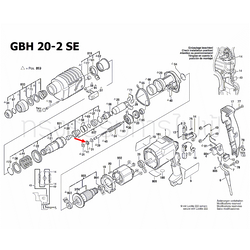 การประกอบกรงลูกกลิ้ง สว่านโรตารี่ Bosch บอช GBH 2-20 SE [#41] Pn.1610920003 (แท้-สั่ง)