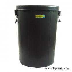 ถังน้ำ บรรจุ 70 ลิตร อย่างหนา สีดำ ขนาด Ø46 x 58 ซม. อย่างหนา เบอร์ 19