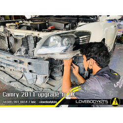 รีวิวงานติดตั้ง กันชนหน้า LX Style : CAMRY 2007-2011