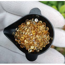 พลอยซิทริน 3 มิลสั่งขั้นต่ำ 5 ชิ้น