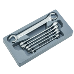 ชุดประแจ แหวนผ่า (6ชิ้น) ฟอร์ซ (FORCE) [หน่วย mm.] Pn.5066