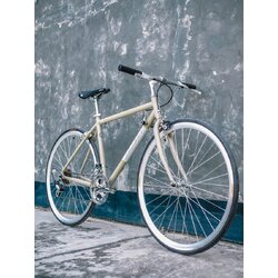 จักรยานเสือหมอบรุ่นแฮนด์ตรงสไตล์วินเทจ Richter KYLO เฟรมอลูมิเนียม เกียร์ Shimano 2*7 สปีด ล้อ 700c NEW2024