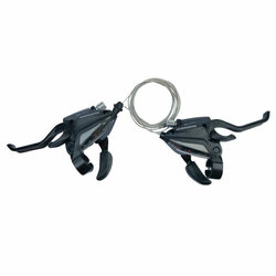 มือเกียร์ติดมือเบลค ACERA, ST-EF500, 3X7 SPD, R/L สีดำ, มีกล่อง