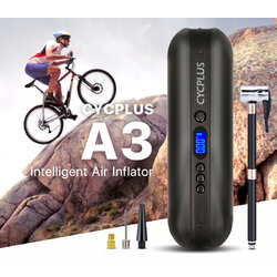 ปั๊มลมดิจิตอล CYCPLUS A3 Portable bicycle pump Inflat Bike Bicycle Tire 150PSI. สูบได้ทั้งจักรยาน รถยนต์ ลูกบอลต่างๆ เป็นทั้งไฟฉาย