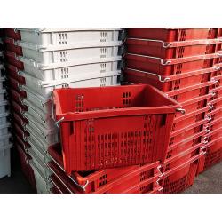 ตะกร้าผลไม้หูเหล็ก ลังผลไม้ 25 กิโล ขายส่งเริ่มต้น 140 บาท(20ใบ+) ขนาด38x59x33 เบอร์ 427