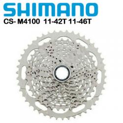 SHIMANO สเตอร์ DEORE, CS-M4100, 10-SPEED, 11-46T, 11-42T (INDO)