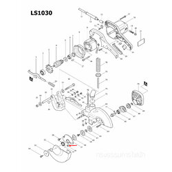 FLAT HEAD SCREW M5 แท่นตัดองศา Makita มากีต้า LS1030 [#55], LS1212 [#83] Pn.265008-3 (แท้) ##