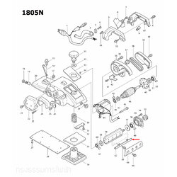 ก้ามปู กบไสไม้ไฟฟ้า Makita มากีต้า 1805N [#62] Pn.342165-5 (แท้) ##