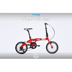 TRINX WARWOLF 2.0 จักรยานพับได้ TRINX 16 นิ้ว เกียร์ 7 สปีด เฟรมอลูมิเนียม, TRINX MY2022