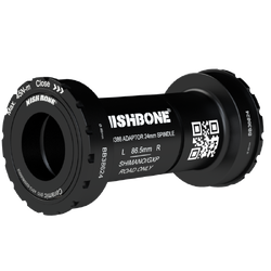 กะโหลก WISHBONE BB386 Ceramic | Shimano HT2 / SRAM DUB / Praxis M30 | เฟรมมาตรฐาน 46x86.5mm | น้ำหนักเบา 121–130 กรัม | รับประกัน 2 ปี