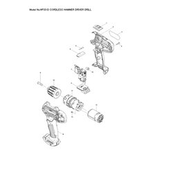 HP331D สว่านไขควงกระแทกไร้สาย Makita Spare Parts