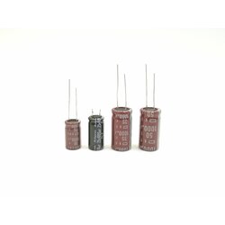 C ตัวเก็บประจุ อิเล็กโทรไลท์(แบบมีขั้ว) 1000uF 16v. สำหรับใช้งานทั่วไป งาน DIY สินค้าเกรดดี #K14