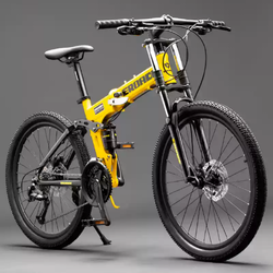 จักรยานพับ EROADE Power Mech-X1 จักรยานเสือภูเขาสไตล์ German โช้คคู่ เฟรมอลูมิเนียม ดิสก์เบรก ระบบเกียร์ Shimano 24sp, ล้อ 26นิ้ว