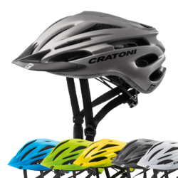 หมวก Cratoni Pacer Helmet น้ำหนักเบา 230g สีเทา ดำด้าน เขียว ฟ้า ขาว