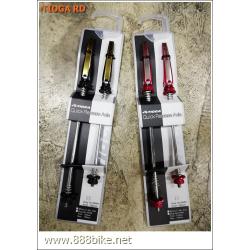 แกนปลดเร็วเสือหมอบ TIOGA QUICK RELEASE RD (สีแดงและสีดำ)