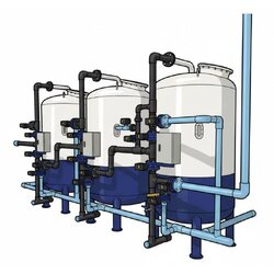 ระบบผลิตน้ำอ่อน ระบบน้ำ Soft ระบบ Softener ระบบกรองหินปูน ความกระด้าง