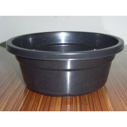 กะละมัง เบอร์ 30 สีดำ ขนาด ขนาด23.7 x 9.6 cm. ราคาโหล ละ 85 บาท จำนวน มัดละ 24 โหล