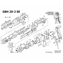 สปริงกด สว่านโรตารี่ Bosch บอช GBH 2-20 SE [#45] Pn.1614614001 (แท้-สั่ง)