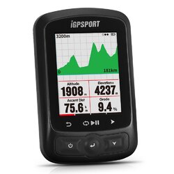 ไมล์จักรยาน IGPSPORT IGS618 ANT+ ฟังก์ชั่นเครื่อง GPS หน้าจอสี เมนูภาษาไทย