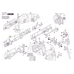 ท่อทุบ สว่านโรตารี่ BOSCH GBH220 [#821] Pn.1 619 P16 280 (แท้) ##