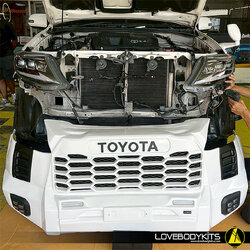 รีวิวงานติดตั้ง FORTUNER CHAMP : กันชนหน้า TUNDRA + ไฟหน้า GR + สเกิร์ตหลัง AMOTRIZ