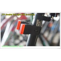 ไฟท้าย JYP DOUBLE LED REAR LIGHT,2 IN 1 USB Charge (ไฟคู่แบบหนีบ),JYP-02