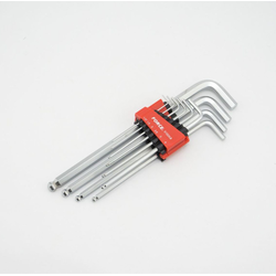 ประแจ แอลหัวบอล ยาวพิเศษ (10ชิ้น) ฟอร์ซ (FORCE) Pn.5102XLB (แท้-สั่ง) (**)