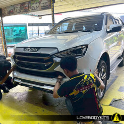 รีวิวงานติดตั้ง MU-X 2021-2023 : ชุดแต่ง VAZOOMA-X + คาดเอว MASATO