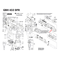 แหวนรอง สว่านโรตารี่ Bosch บอช GBH4-32DFR [#146] Pn.1610200029 (แท้-สั่ง)
