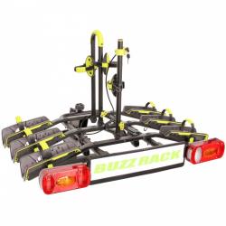 แร็คบรรทุกจักรยาน BUZZRACK BUZZWING 3 Car Bike Rack แร็คจักรยานติด Tow ball บรรทุก 3 คัน มีฐานรองล้อ, 2018 (Towbar) แร๊คท้ายรถ