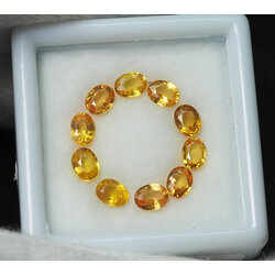 ซองเจียสีเหลือง ( Yellow Songea ) 2.28 กะรัต 10 ชิ้น