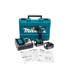 ชุดสว่านไขควงไร้สาย 18 โวลต์ Makita มากีต้า รุ่น DDF483RFE (แท้) ##