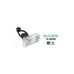 CATEYE ไฟท้ายกระพริบแคทอายใหม่ BLITZ AUTO, TL-AU330-R, สีขาว แสงสีแดง