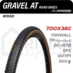 CHAOYANG Gravel MT 700x38c Tan Wall | ยางจักรยานพับได้ระดับพรีเมียม | ผสานความคลาสสิกกับสมรรถนะทันสมัย