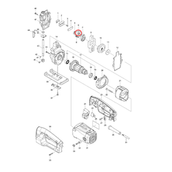 ลูกปืนเข็มข้อเหวี่ยง เครื่องเลื่อยจิ๊กซอร์ Makita M4302, M4302B [#6] Pn.212960-6 (แท้) ## (**)