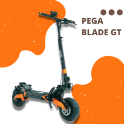 สกู๊ตเตอร์ไฟฟ้า PEGA BLADE GT ยางตัน 11inch Electric Scooter 3000W Dual Motor 60V