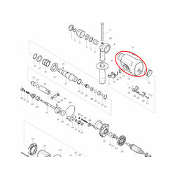 ปลอกเสื้อดำ มากีต้า Makita HR2450F
