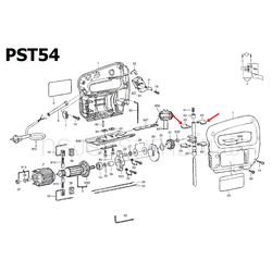 สักหลาดหล่อลื่น สว่านโรตารี่ Bosch บอช PST 54 Pn.2601020007 (แท้-สั่ง)