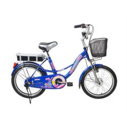 จักรยานไฟฟ้า MEADOW I- LYNX E-BIKE ขนาด 20" มาพร้อมที่รองนั่งท้ายและตะกร้าหน้า