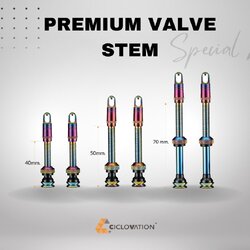 CICLOVATION Premium Valve Stem 40/50/70 mm.