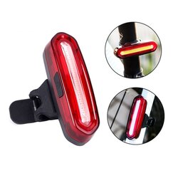 ไฟท้าย AQY tail light รุ่น AOY-100 ไฟเปลี่ยนได้ 2สี สีแดงและสีน้ำเงิน ชาร์จ USB 100Lumens, กระพริบ 4 จังหวะ /2สี