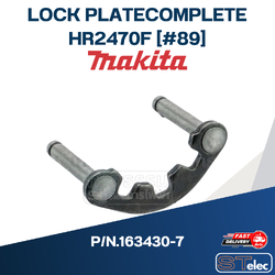 LOCK PLATECOMPLETE สว่านโรตารี่ Makita HR2470F [#89] P/N.163430-7 (แท้) ##(*)