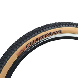 ยางนอกเสือภูเขาขอบลวด CHAOYANG "VICTORY" 27.5X1.95, H-5129 (W113138) tan wall (ขอบแก้ว)